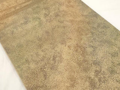 平和屋着物◎全通柄袋帯 霞文 金糸 正絹 逸品 AAAR6991st