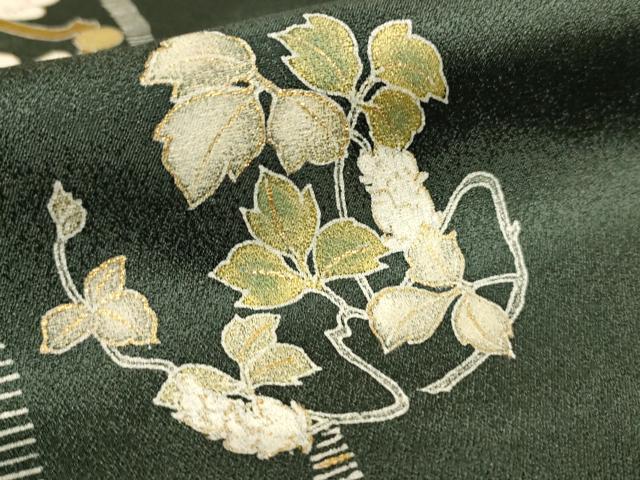 平和屋着物■訪問着　枝梅花丸文　金彩　正絹　逸品　AAAR7354br