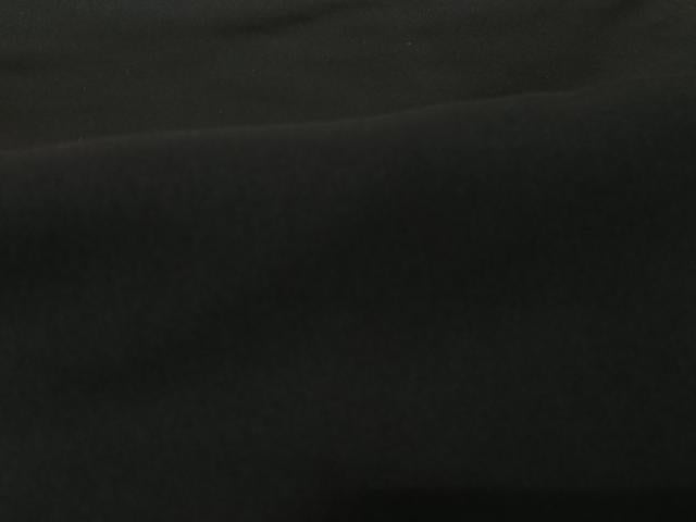 平和屋着物●男性　黒紋付　羽織セット　正絹　逸品　AAAQ0673np