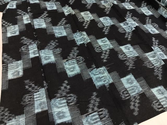 平和屋着物●久留米絣 単衣 綿 逸品 AAAR7676ph