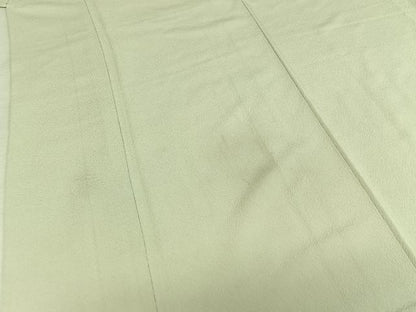 平和屋着物■上質な色無地　若芽色　正絹　逸品　AAAR7773jh