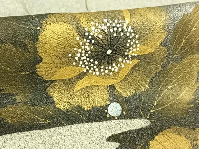 平和屋着物■訪問着　流水花文　蛍　金彩　正絹　逸品　AAAR7774jh