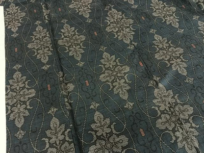 平和屋着物■本場大島紬　更紗花文　正絹　逸品　AAAR7780jh