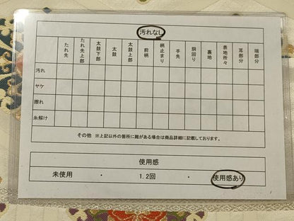 平和屋着物◎六通柄袋帯 唐織 亀甲正倉院花文 金銀糸 正絹 逸品 AAAR8488ou