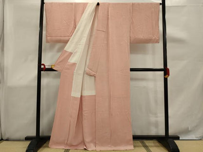 平和屋着物●上質な色無地 風景地紋 虹色 正絹 逸品 AAAS0400sx