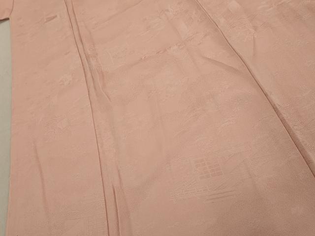 平和屋着物●上質な色無地 風景地紋 虹色 正絹 逸品 AAAS0400sx