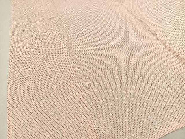 平和屋着物▽本塩沢 単衣 蚊絣 正絹 逸品 AAAS1490oa