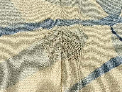 平和屋着物▽訪問着 単衣 草花文 暈し染め 金彩 正絹 逸品 AAAS1491oa