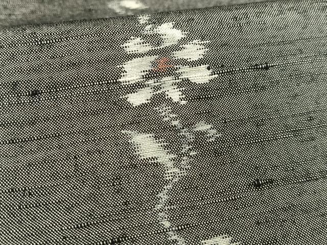 平和屋着物▽上質な紬 単衣 花間道 正絹 逸品 AAAS1500oa