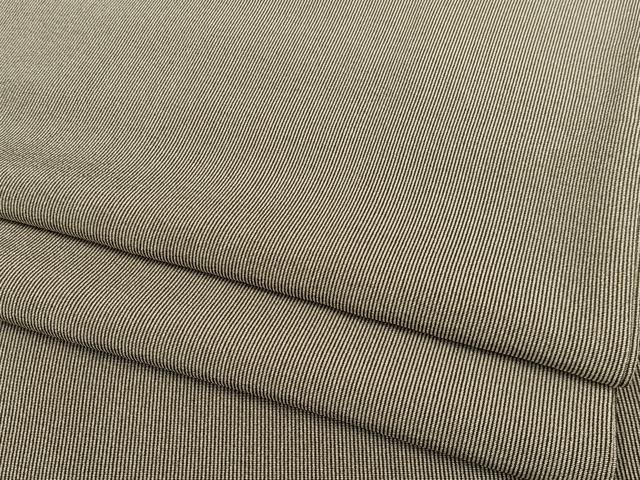 平和屋着物▽江戸小紋 単衣 作家物 万筋 赤墨色×亜麻色 正絹 逸品 未使用 AAAS1514oa