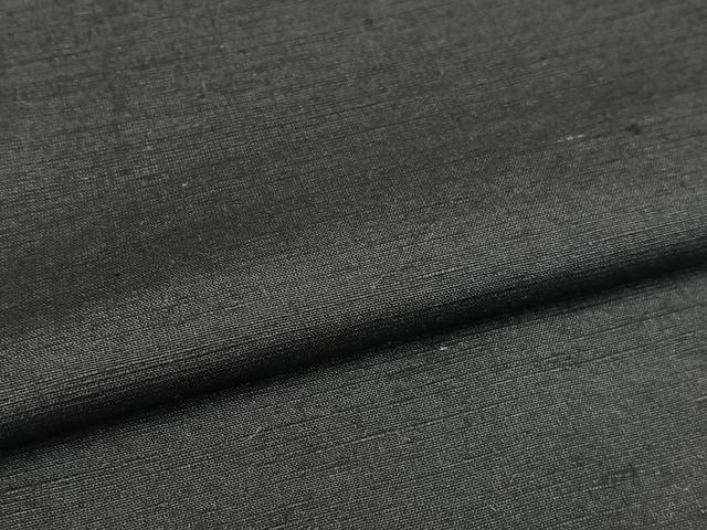 平和屋着物▽男性 紬 単衣 色無地 藍鉄色 正絹 逸品 AAAS1522oa