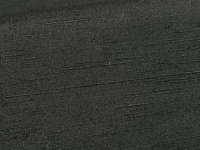 平和屋着物▽男性 紬 単衣 色無地 藍鉄色 正絹 逸品 AAAS1522oa
