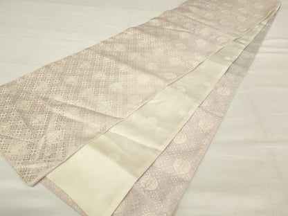 平和屋着物■六通柄袋帯 唐織 双鳥花文 正絹 逸品 AAAS2164pf