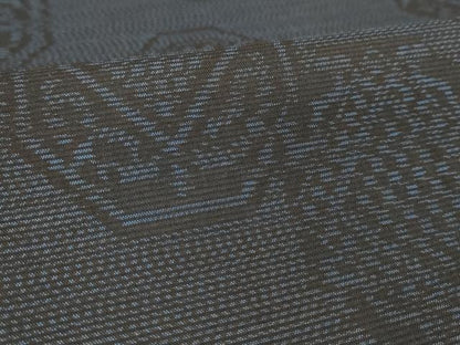 平和屋着物▽本場大島紬 単衣 亀甲文 正絹 逸品 AAAS3059iu