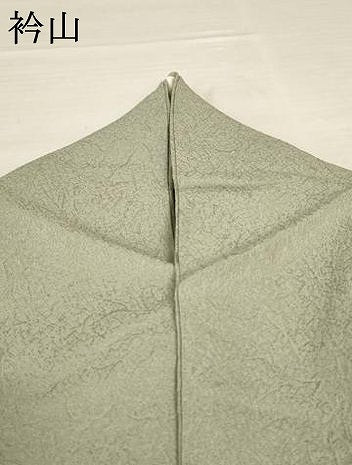 平和屋着物▽上質な色無地 単衣 青磁鼠色 正絹 逸品 AAAS3066iu