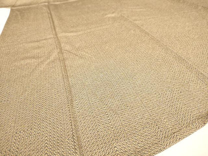 平和屋着物▽上質な小紋 単衣 青海波 正絹 逸品 AAAS3068iu