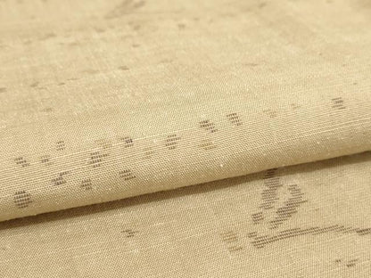 平和屋着物▽上質な紬 単衣 トンボ 正絹 逸品 未使用 AAAS3078iu