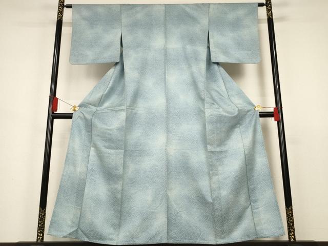 平和屋着物▽江戸小紋 単衣 大小あられ 正絹 逸品 AAAS3080iu