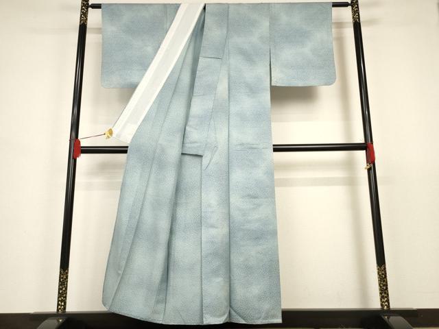 平和屋着物▽江戸小紋 単衣 大小あられ 正絹 逸品 AAAS3080iu