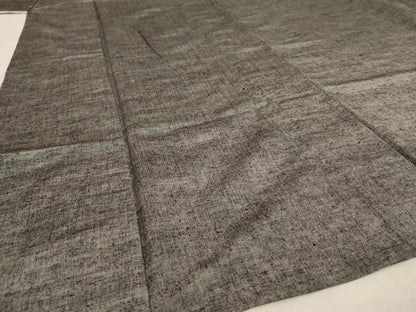 平和屋着物▽上質な紬 単衣 鉛色 正絹 逸品 未使用 AAAS3082iu