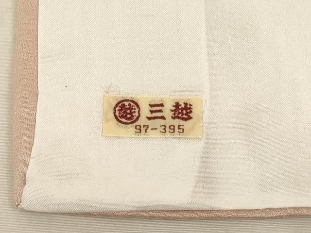 平和屋着物▽訪問着 単衣 貝桶花文 金彩 三越扱い 正絹 逸品 未使用 AAAS3086iu