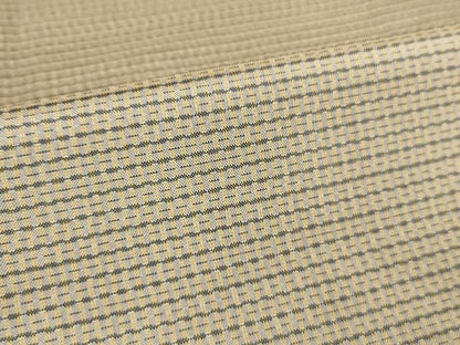 平和屋着物▽本場大島紬　単衣　縞　正絹　逸品　AAAS3100iu