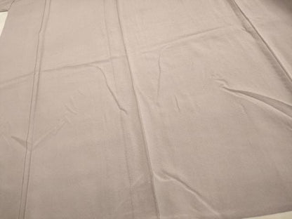 平和屋着物▽上質な色無地 単衣 牡丹鼠色 正絹 逸品 AAAS4932fy
