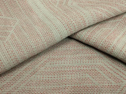 平和屋着物▽本塩沢 単衣 110亀甲 幾何学文 正絹 逸品 AAAS4948fy