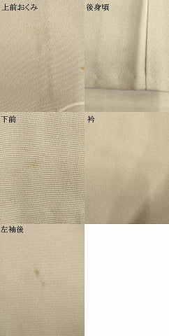 平和屋着物▽訪問着 単衣 舞葉文 金彩 正絹 逸品 AAAS4950fy