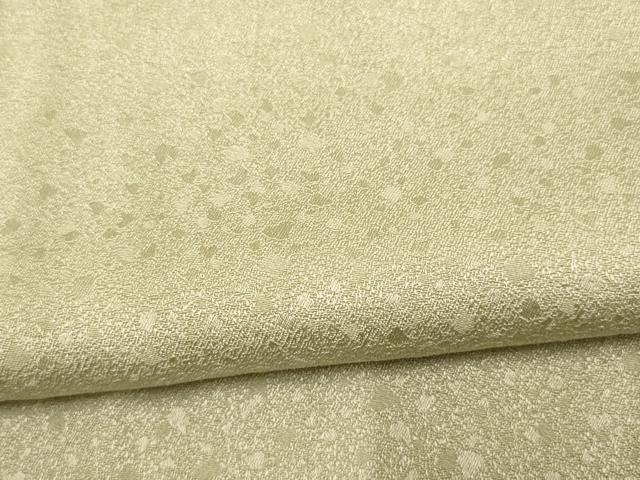 平和屋着物▽上質な色無地　単衣　若菜色　正絹　逸品　AAAS4951fy