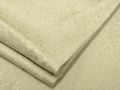 平和屋着物▽上質な色無地　単衣　若菜色　正絹　逸品　AAAS4951fy