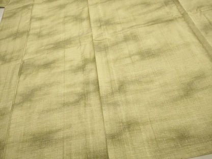 平和屋着物▽上質な紬 単衣 霞文 正絹 逸品 AAAS4958fy