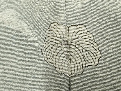 平和屋着物▽上質な色無地　単衣　水色　正絹　逸品　未使用　AAAS4959fy