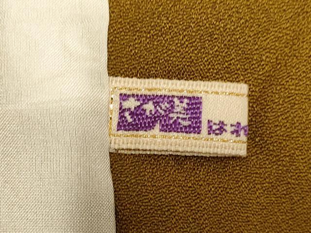 平和屋着物▽訪問着 単衣 草花文 金銀彩 さが美扱い 正絹 逸品 AAAS4975fy
