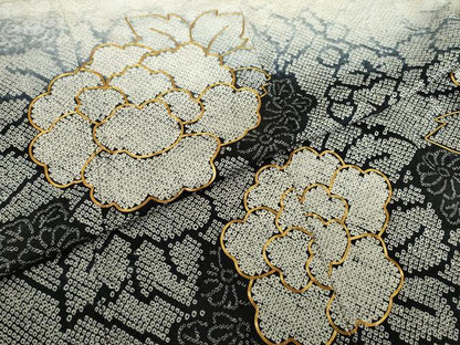平和屋着物●豪華振袖 総絞り 駒刺繍 舞花文 正絹 逸品 AAAS6621ck