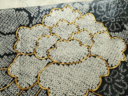 平和屋着物●豪華振袖 総絞り 駒刺繍 舞花文 正絹 逸品 AAAS6621ck