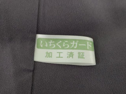 平和屋着物●上質な小紋 薔薇 正絹 逸品 AAAS6673ck