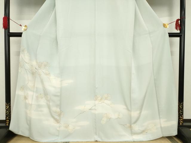 平和屋着物●訪問着 松 金彩 正絹 逸品 AAAS6676ck