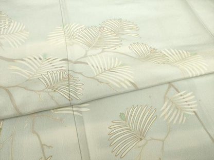 平和屋着物●訪問着 松 金彩 正絹 逸品 AAAS6676ck