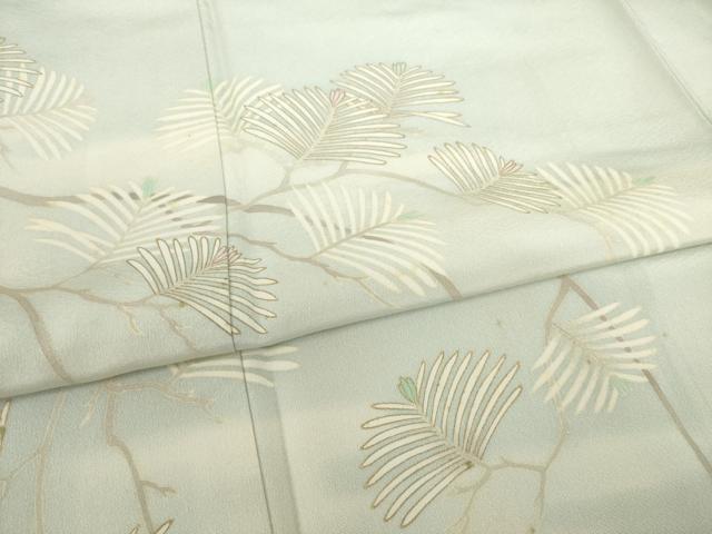 平和屋着物●訪問着 松 金彩 正絹 逸品 AAAS6676ck