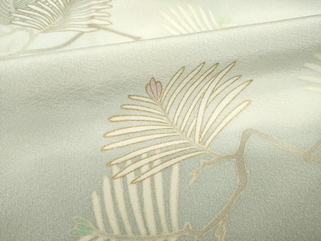 平和屋着物●訪問着 松 金彩 正絹 逸品 AAAS6676ck