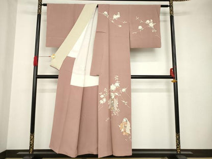 平和屋着物●訪問着 友禅 作家物 童子 正絹 逸品 AAAS6693ck