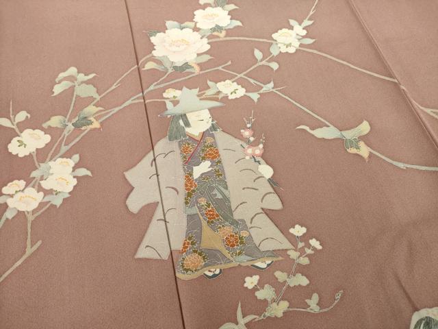平和屋着物●訪問着 友禅 作家物 童子 正絹 逸品 AAAS6693ck