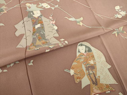 平和屋着物●訪問着 友禅 作家物 童子 正絹 逸品 AAAS6693ck