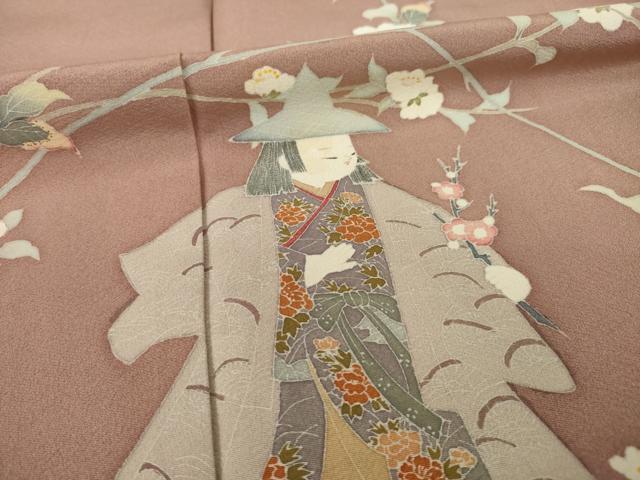 平和屋着物●訪問着 友禅 作家物 童子 正絹 逸品 AAAS6693ck