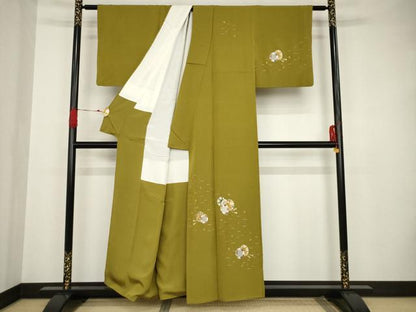 平和屋着物●訪問着 花鼓文 正絹 逸品 AAAS6704ck