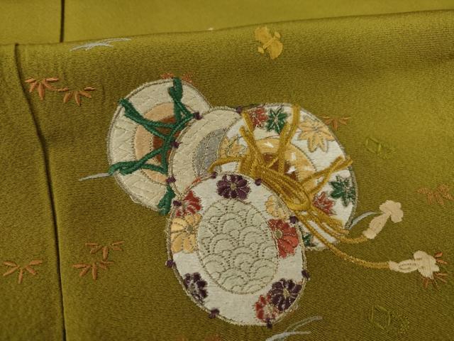 平和屋着物●訪問着 花鼓文 正絹 逸品 AAAS6704ck
