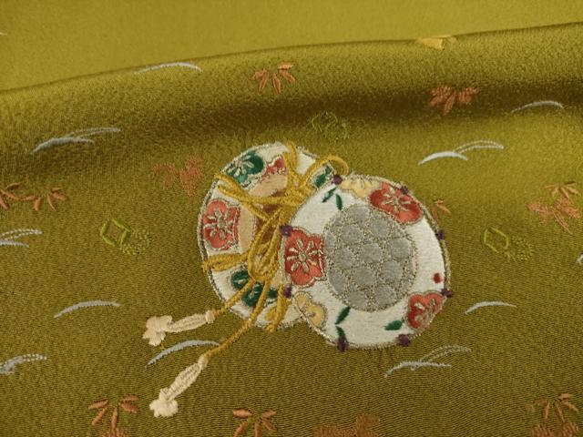 平和屋着物●訪問着 花鼓文 正絹 逸品 AAAS6704ck