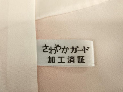 平和屋着物●手描友禅女流作家 一色生子 訪問着 手描き 草花文 正絹 逸品 AAAS6711ck
