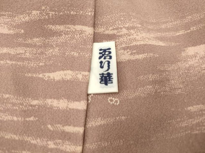 平和屋着物■上質な小紋 草花文 正絹 逸品 AAAS8067fw